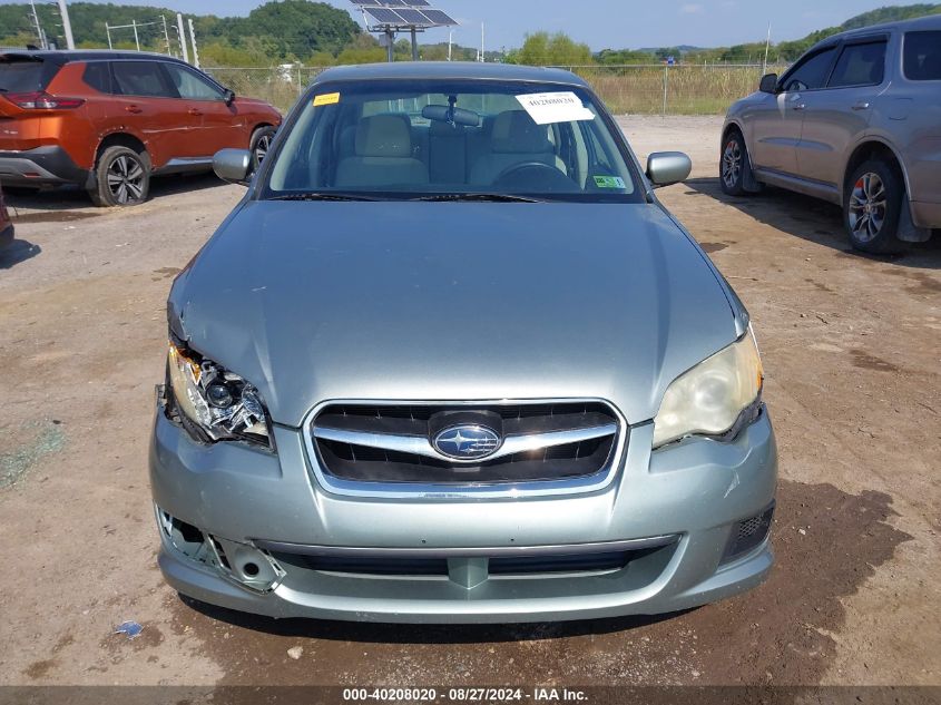 2009 Subaru Legacy 2.5I VIN: 4S3BL616597221247 Lot: 40208020