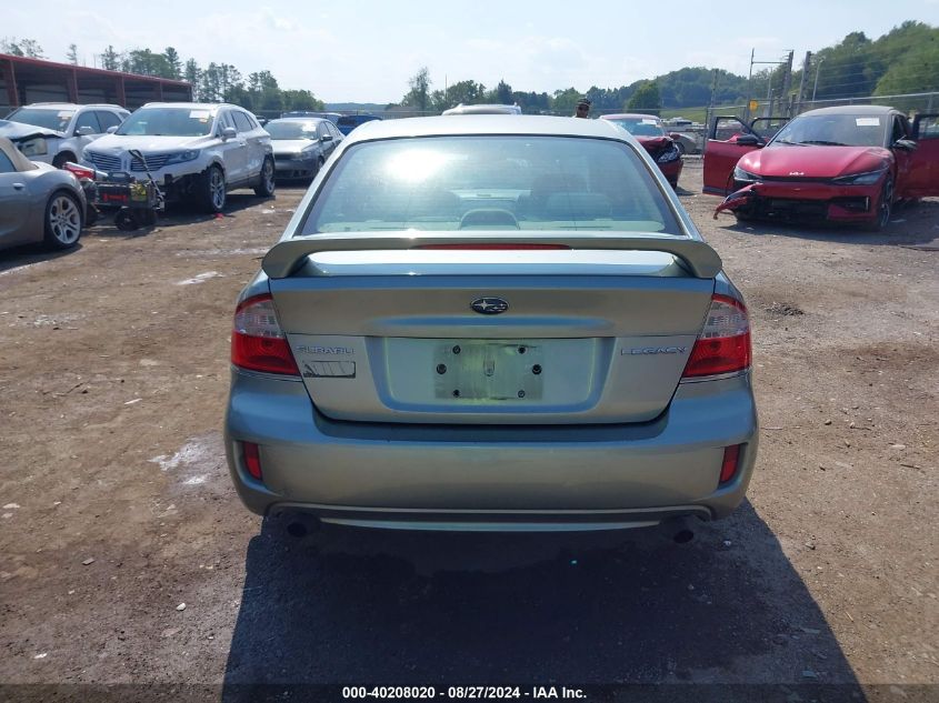 2009 Subaru Legacy 2.5I VIN: 4S3BL616597221247 Lot: 40208020