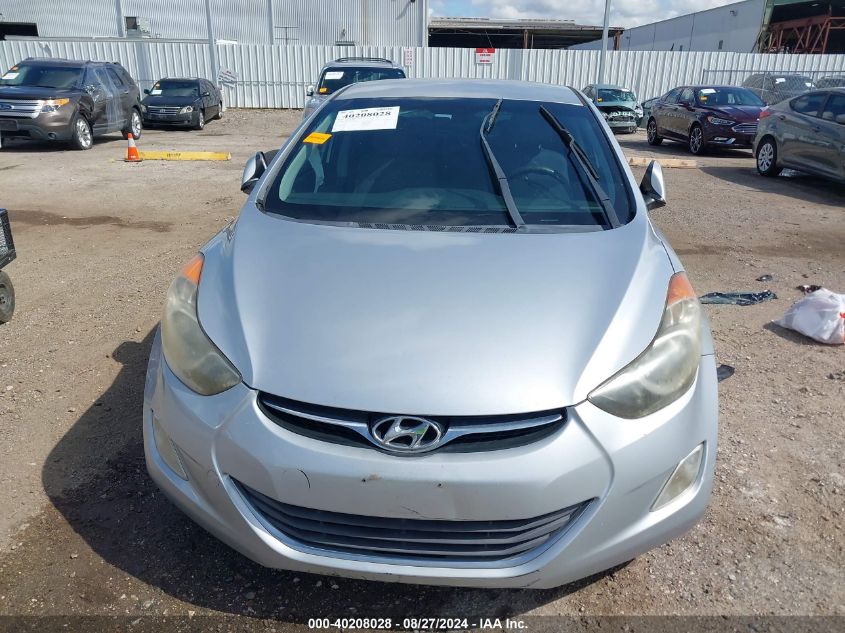 2013 Hyundai Elantra Gls VIN: 5NPDH4AE1DH332999 Lot: 40208028