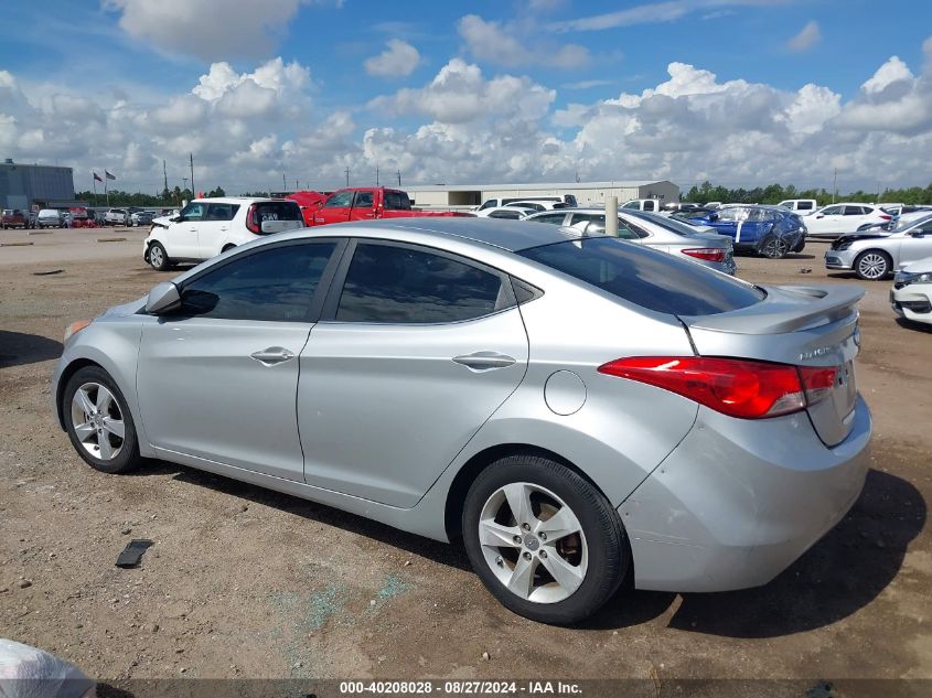 2013 Hyundai Elantra Gls VIN: 5NPDH4AE1DH332999 Lot: 40208028