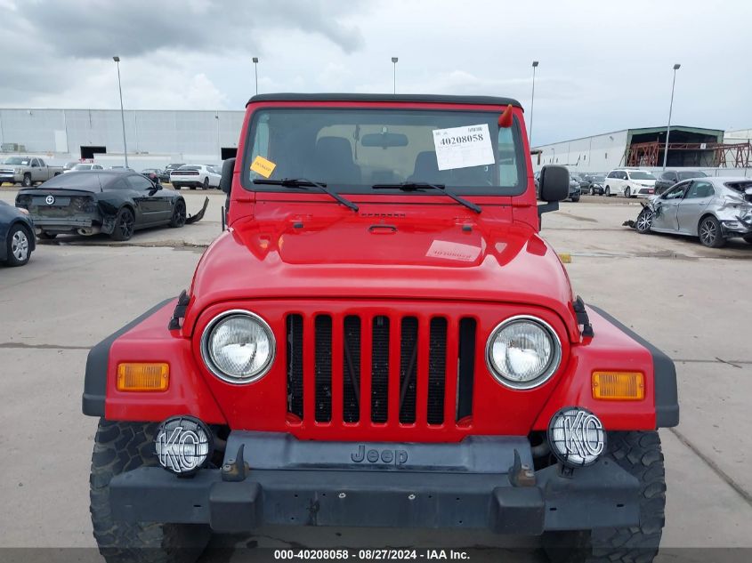 2003 Jeep Wrangler Sport VIN: 1J4FA49S83P321650 Lot: 40208058