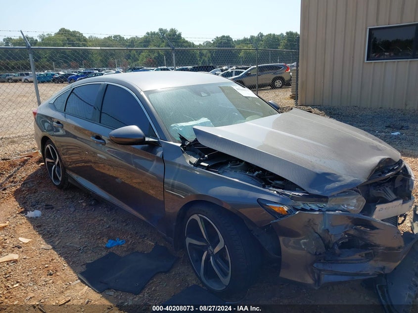 VIN 1HGCV1F3XKA007168 2019 HONDA ACCORD SPORT