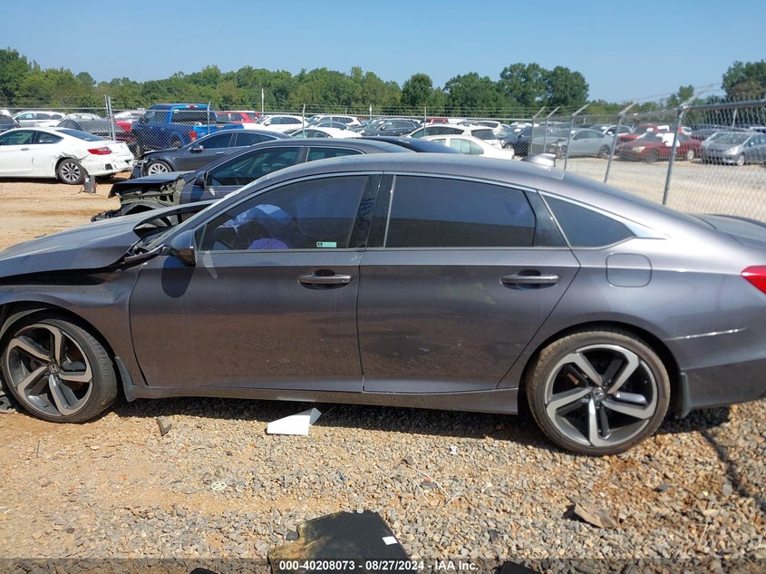 VIN 1HGCV1F3XKA007168 2019 HONDA ACCORD SPORT