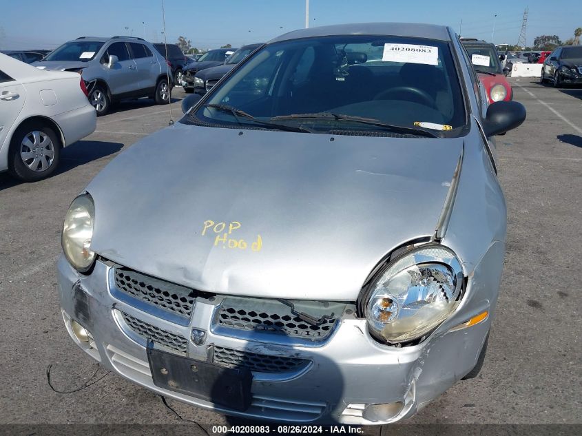 2004 Dodge Neon Sxt VIN: 1B3ES56C94D633577 Lot: 40208083