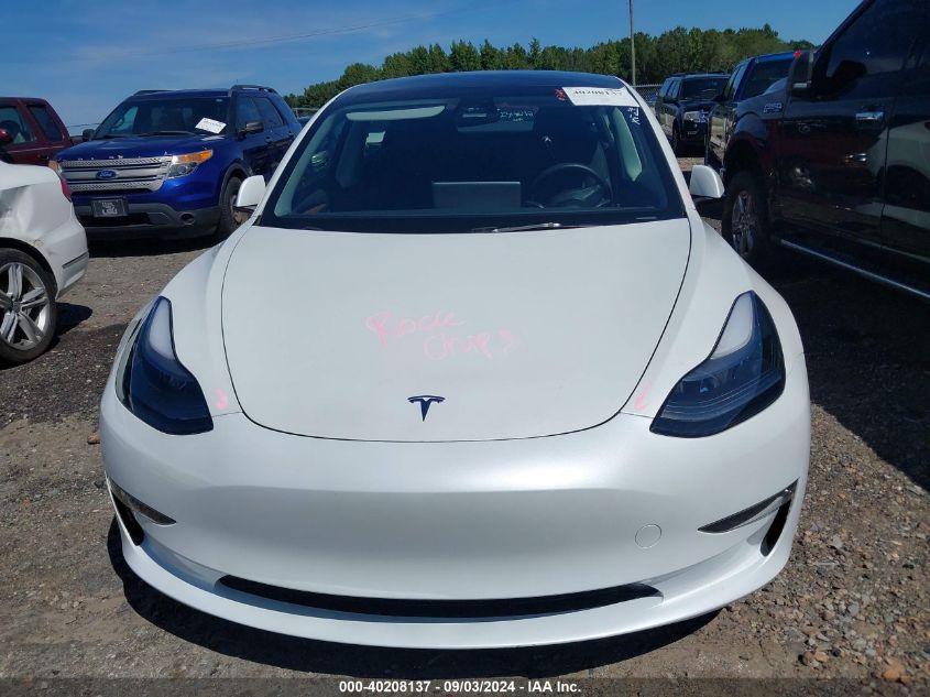 2023 Tesla Model 3 Rear-Wheel Drive VIN: 5YJ3E1EAXPF561081 Lot: 40208137