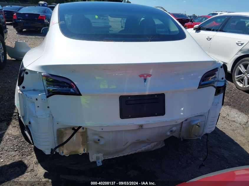 2023 Tesla Model 3 Rear-Wheel Drive VIN: 5YJ3E1EAXPF561081 Lot: 40208137