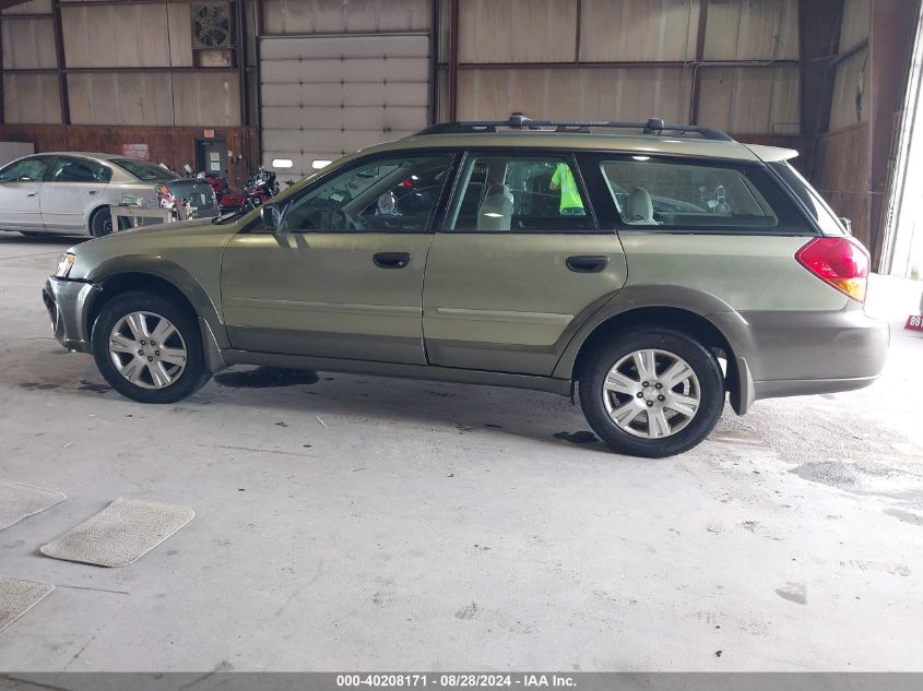 2005 Subaru Outback 2.5I VIN: 4S4BP61CX57386887 Lot: 40208171