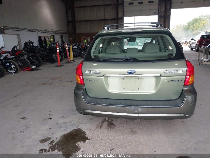 2005 Subaru Outback 2.5I VIN: 4S4BP61CX57386887 Lot: 40208171