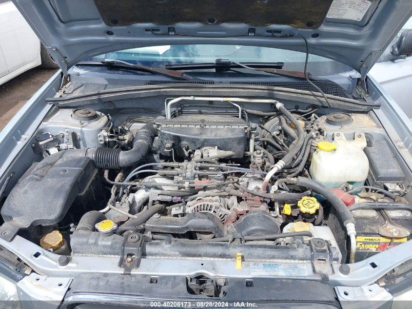 2004 Subaru Forester 2.5X VIN: JF1SG63694H734964 Lot: 40208173