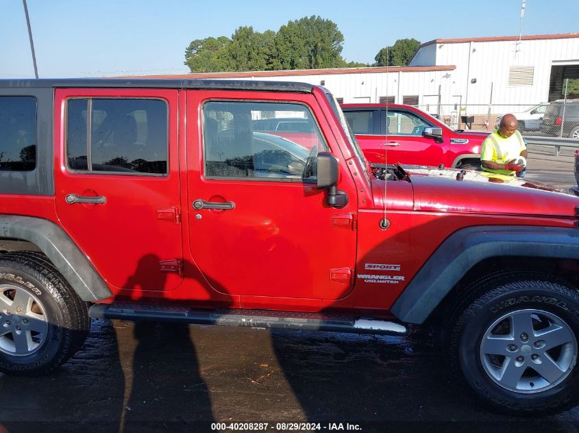 2013 Jeep Wrangler Unlimited Sport VIN: 1C4BJWDG3DL503963 Lot: 40208287