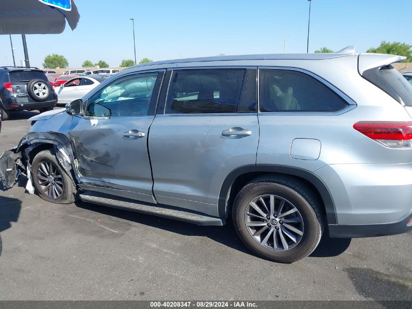 2018 Toyota Highlander Xle VIN: 5TDKZRFH7JS532537 Lot: 40208347