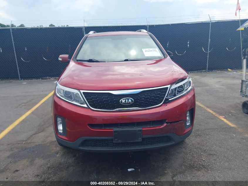 2014 Kia Sorento Lx VIN: 5XYKT3A6XEG527159 Lot: 40208352