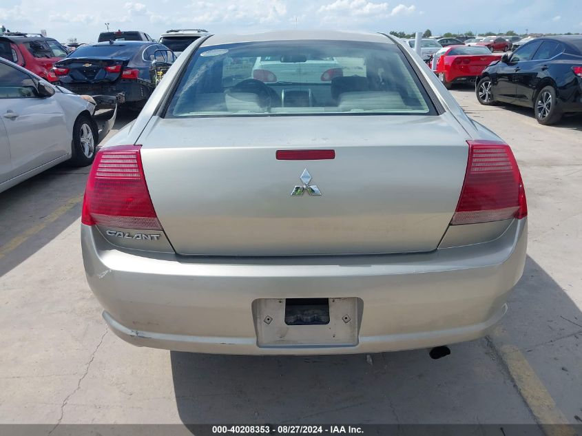 2006 Mitsubishi Galant Es/Se VIN: 4A3AB36F56E010754 Lot: 40208353