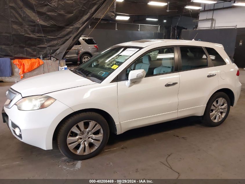 2011 Acura Rdx VIN: 5J8TB1H22BA008263 Lot: 40208469