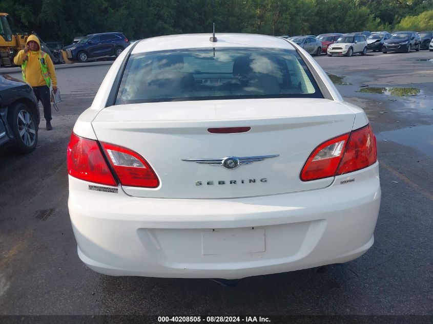 2010 Chrysler Sebring Touring VIN: 1C3CC4FB0AN187303 Lot: 40208505