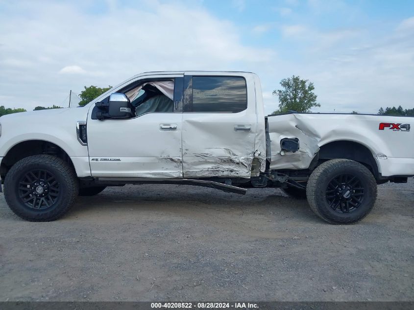 2019 Ford F-250 Platinum VIN: 1FT7W2BT2KEE10420 Lot: 40208522