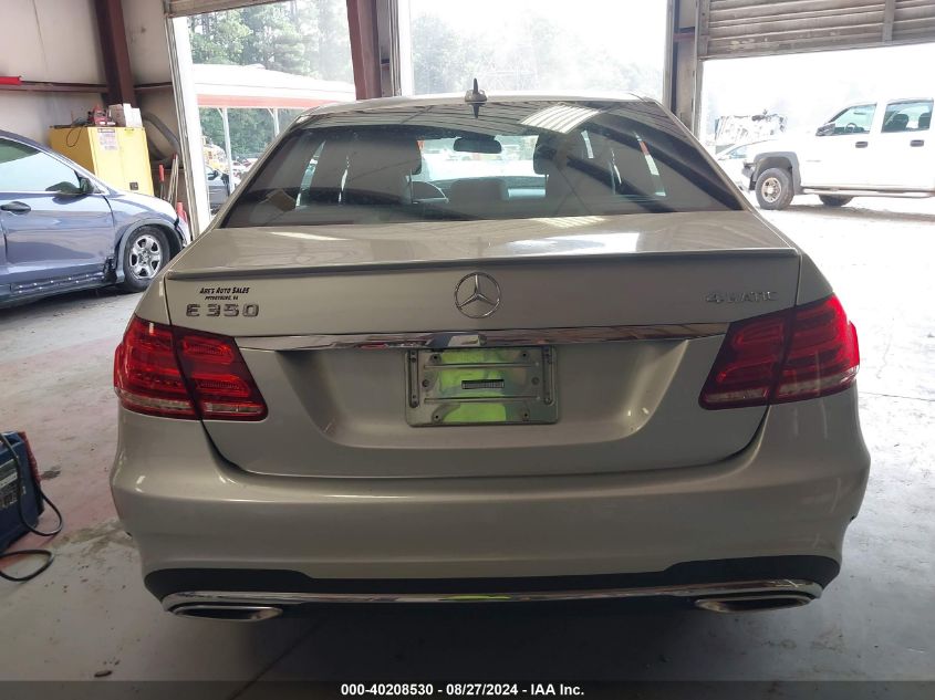 2014 Mercedes-Benz E 350 4Matic VIN: WDDHF8JB0EA813099 Lot: 40208530