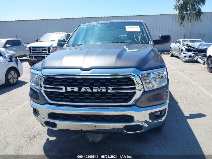 2022 Ram 1500 Big Horn Quad Cab 4X2 6'4 Box VIN: 1C6RREBG7NN273765 Lot: 40208544