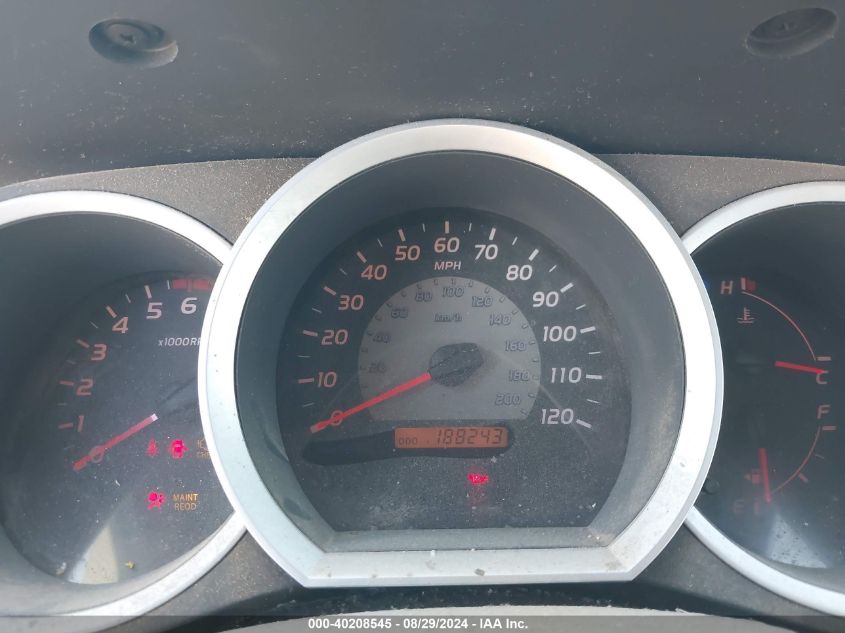 2006 Toyota Tacoma VIN: 5TETX22N96Z240816 Lot: 40208545