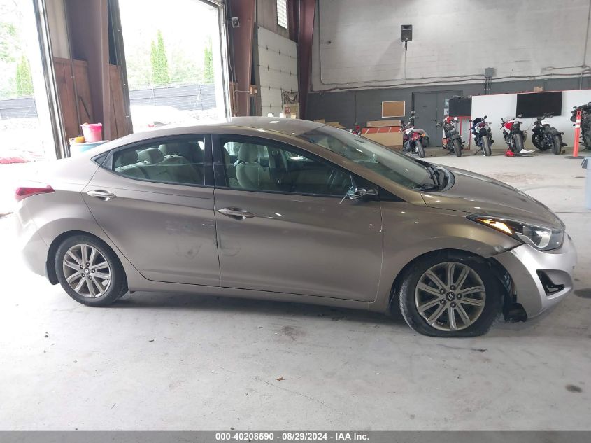 2015 Hyundai Elantra Se VIN: 5NPDH4AE4FH573975 Lot: 40208590