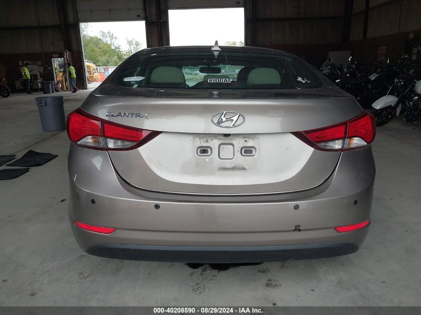 2015 Hyundai Elantra Se VIN: 5NPDH4AE4FH573975 Lot: 40208590