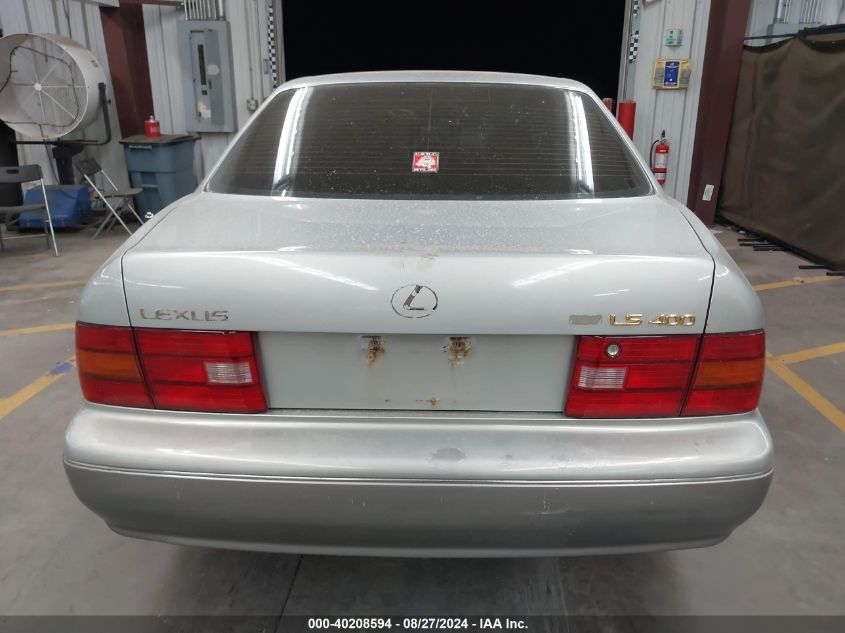 1997 Lexus Ls 400 VIN: JT8BH28F4V0092726 Lot: 40208594