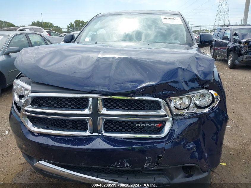 2012 Dodge Durango Sxt VIN: 1C4RDJAG3CC207224 Lot: 40208599