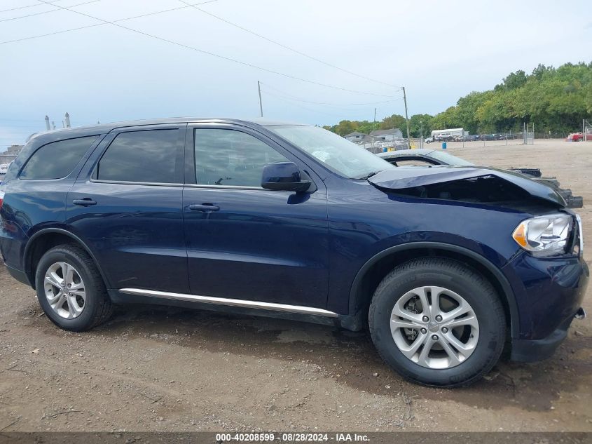 2012 Dodge Durango Sxt VIN: 1C4RDJAG3CC207224 Lot: 40208599