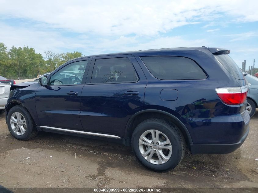 2012 Dodge Durango Sxt VIN: 1C4RDJAG3CC207224 Lot: 40208599