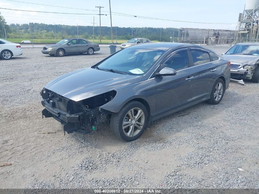 5NPE34AF0JH666822 2018 HYUNDAI SONATA - Image 2