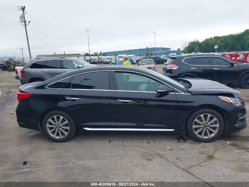 2016 Hyundai Sonata Limited VIN: 5NPE34AF6GH288529 Lot: 40208616