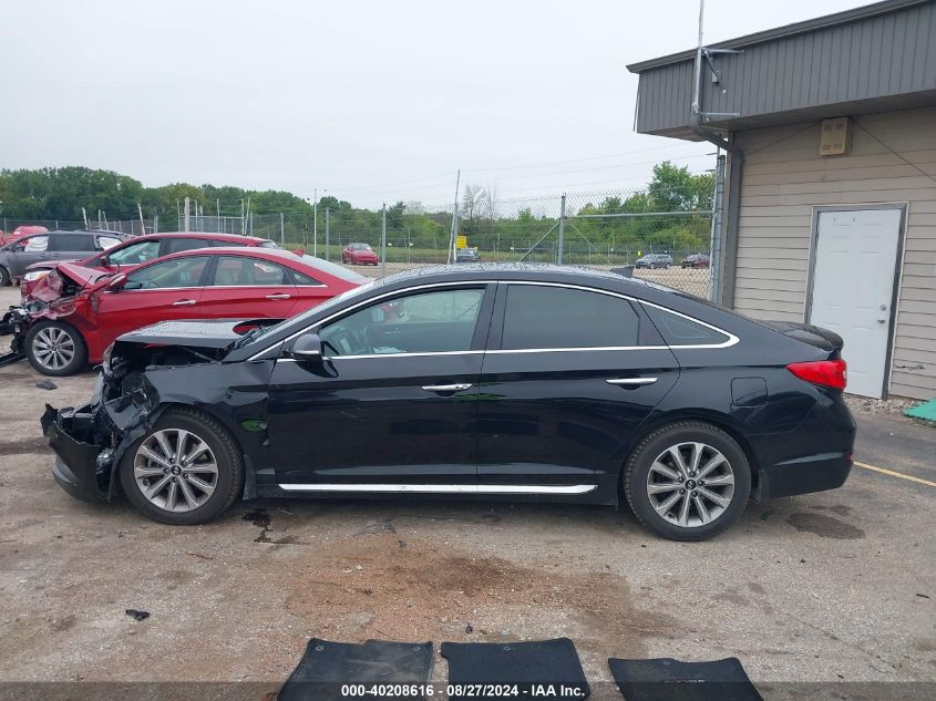 2016 Hyundai Sonata Limited VIN: 5NPE34AF6GH288529 Lot: 40208616