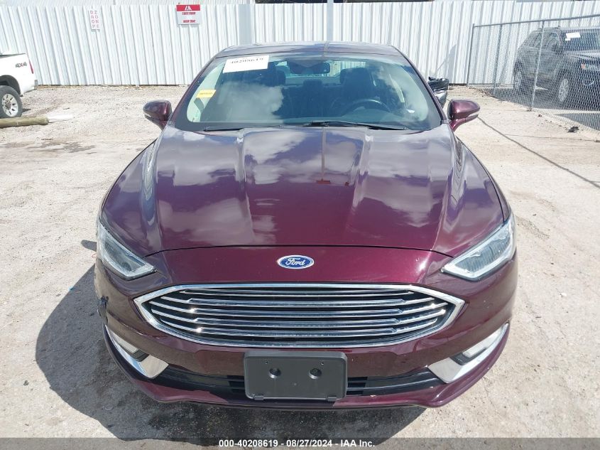 2017 Ford Fusion Titanium VIN: 3FA6P0K97HR214485 Lot: 40208619