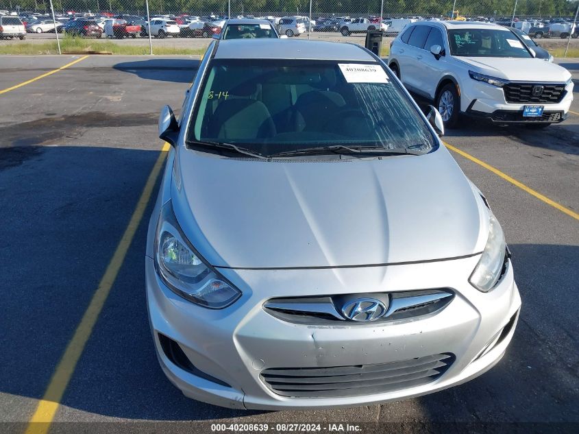 2013 Hyundai Accent Gs VIN: KMHCT5AE2DU071190 Lot: 40208639