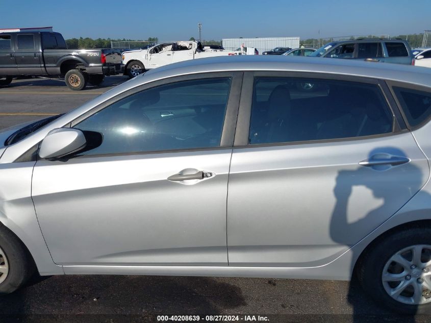 2013 Hyundai Accent Gs VIN: KMHCT5AE2DU071190 Lot: 40208639