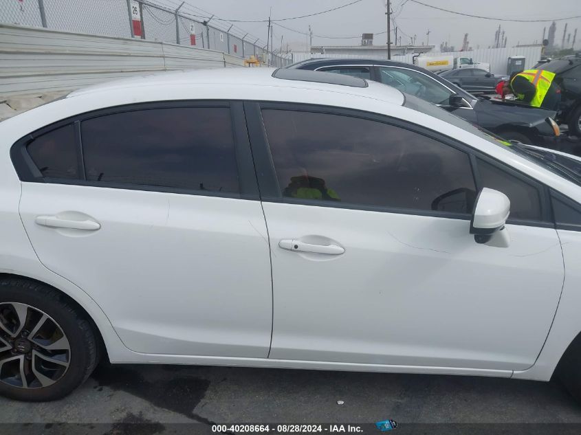 2015 Honda Civic Ex VIN: 2HGFB2F8XFH551023 Lot: 40208664