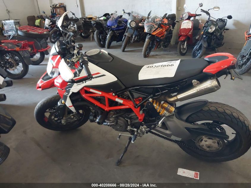 2022 Ducati Hypermotard 950/950 Sp VIN: ZDMBAJDT6NB008569 Lot: 40208666