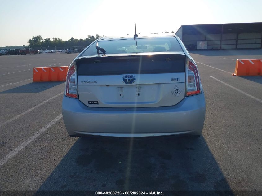 2013 Toyota Prius Three VIN: JTDKN3DU3D5614106 Lot: 40208725