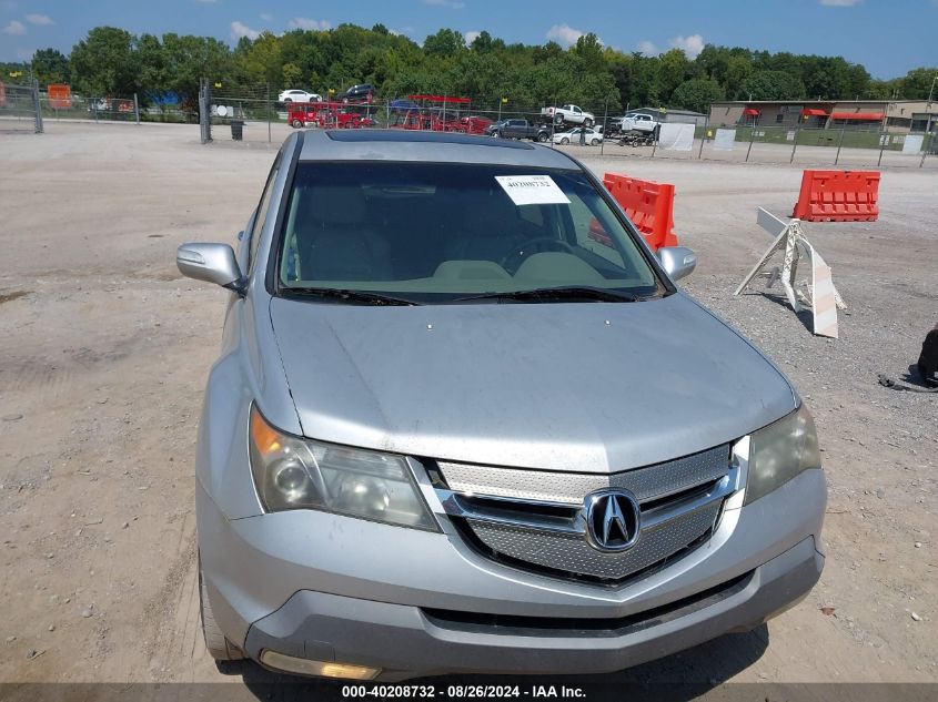 2007 Acura Mdx Technology Package VIN: 2HNYD28477H533926 Lot: 40208732