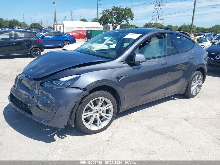 2023 TESLA MODEL Y AWD/LONG RANGE DUAL MOTOR ALL-WHEEL DRIVE - 7SAYGDEE7PA089314