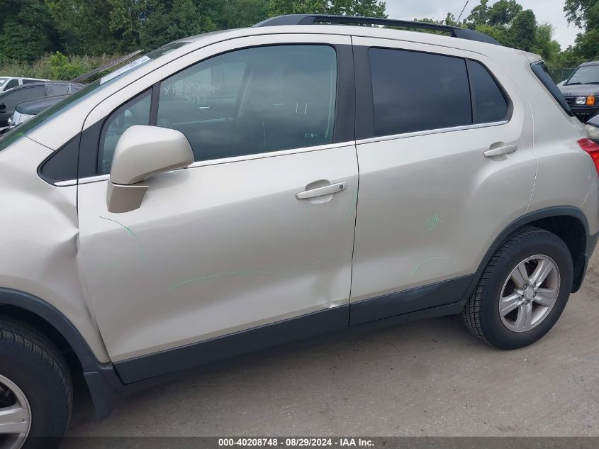 2016 Chevrolet Trax Lt VIN: 3GNCJPSBXGL278328 Lot: 40208748