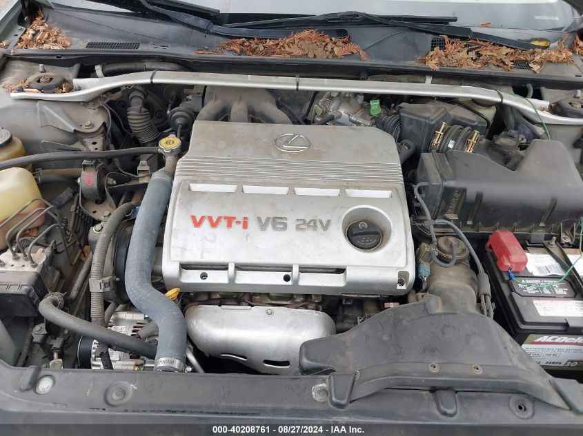 2003 Lexus Es 300 VIN: JTHBF30GX30109591 Lot: 40208761