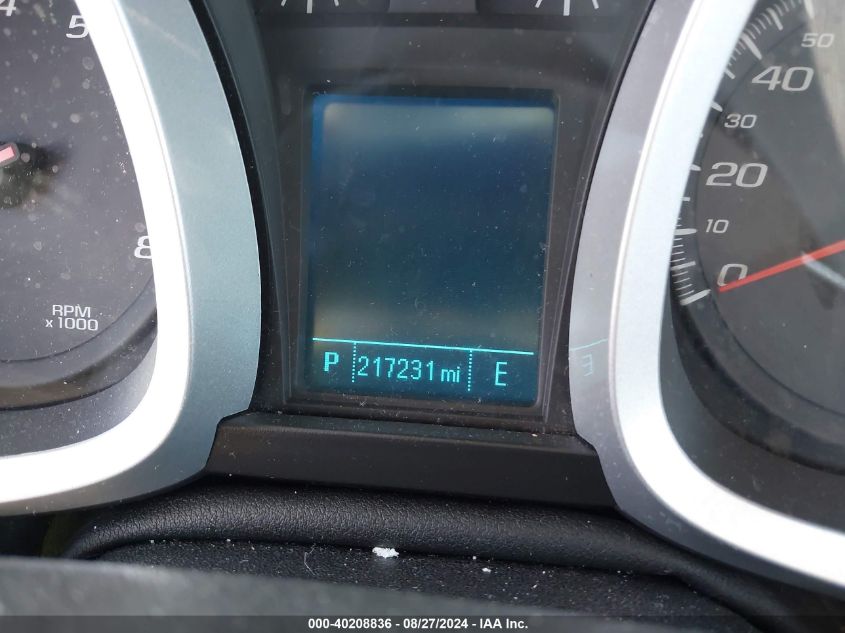 2013 Chevrolet Equinox 1Lt VIN: 2GNFLEEK0D6156035 Lot: 40208836