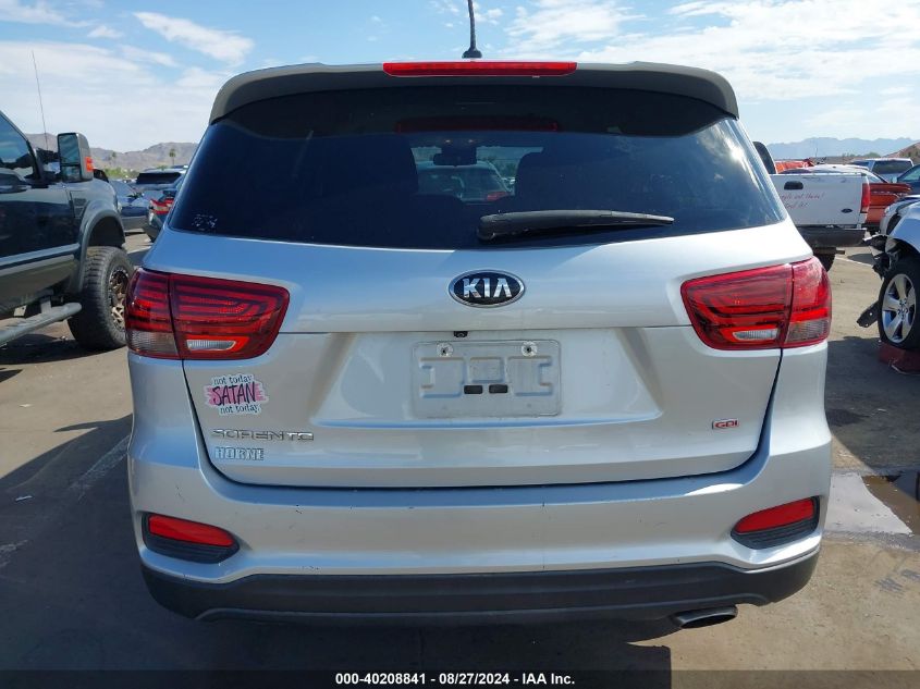 2019 Kia Sorento 2.4L L VIN: 5XYPG4A31KG585081 Lot: 40208841