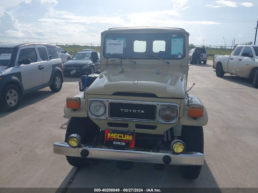 1981 Toyota Pickup VIN: FJ43100452 Lot: 40208849