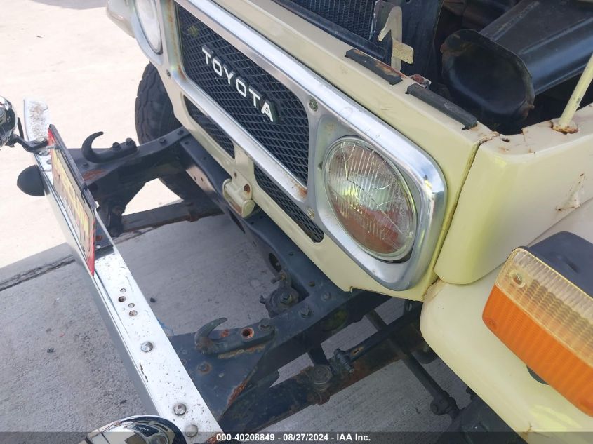 1981 Toyota Pickup VIN: FJ43100452 Lot: 40208849