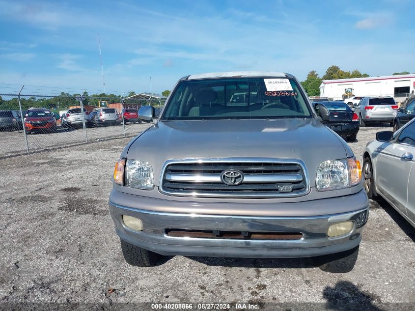 2000 Toyota Tundra Ltd V8 VIN: 5TBRT3813YS036229 Lot: 40208866