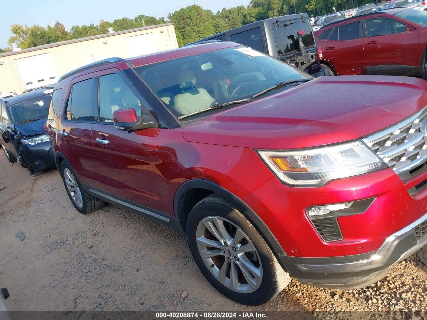 2018 Ford Explorer Limited VIN: 1FM5K7F88JGB74442 Lot: 40208874