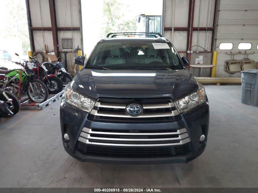 2017 Toyota Highlander Hybrid Xle VIN: 5TDJGRFH2HS024729 Lot: 40208915