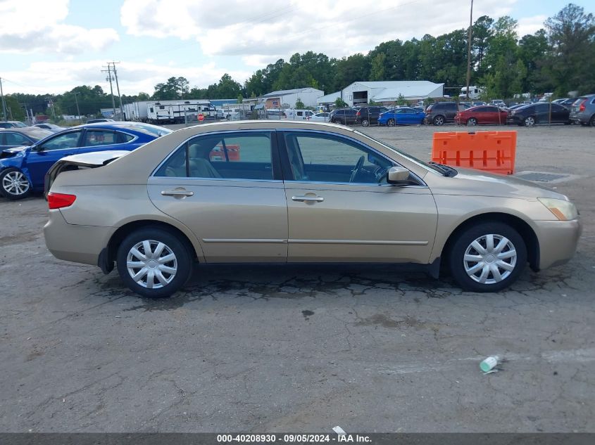 2005 Honda Accord 2.4 Lx VIN: 1HGCM56435A031433 Lot: 40208930